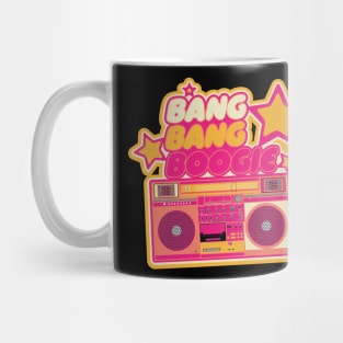 Bang Bang Boogie - Boombox - Ghettoblaster - Pop Art Design Mug